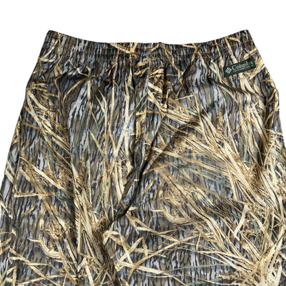 Vintage 90s Columbia Sportswear Shadow grass camo rain pants (L)