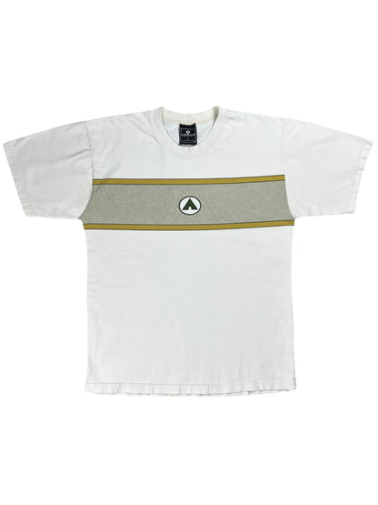 Vintage 90s Airwalk skateboarding shoes promo wrap around tee (L)