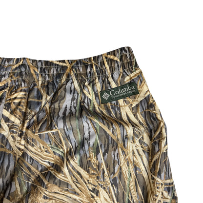 Vintage 90s Columbia Sportswear Shadow grass camo rain pants (L)