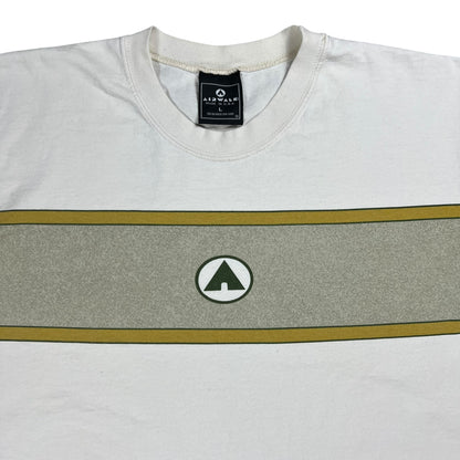 Vintage 90s Airwalk skateboarding shoes promo wrap around tee (L)