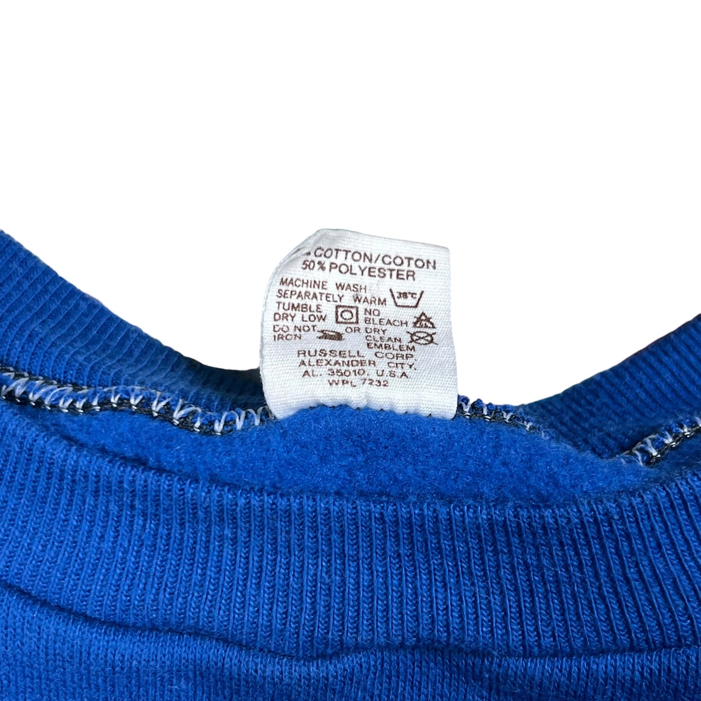 Vintage 1970s Russell Athletic Berkmar Patriots wing foot crewneck (M)