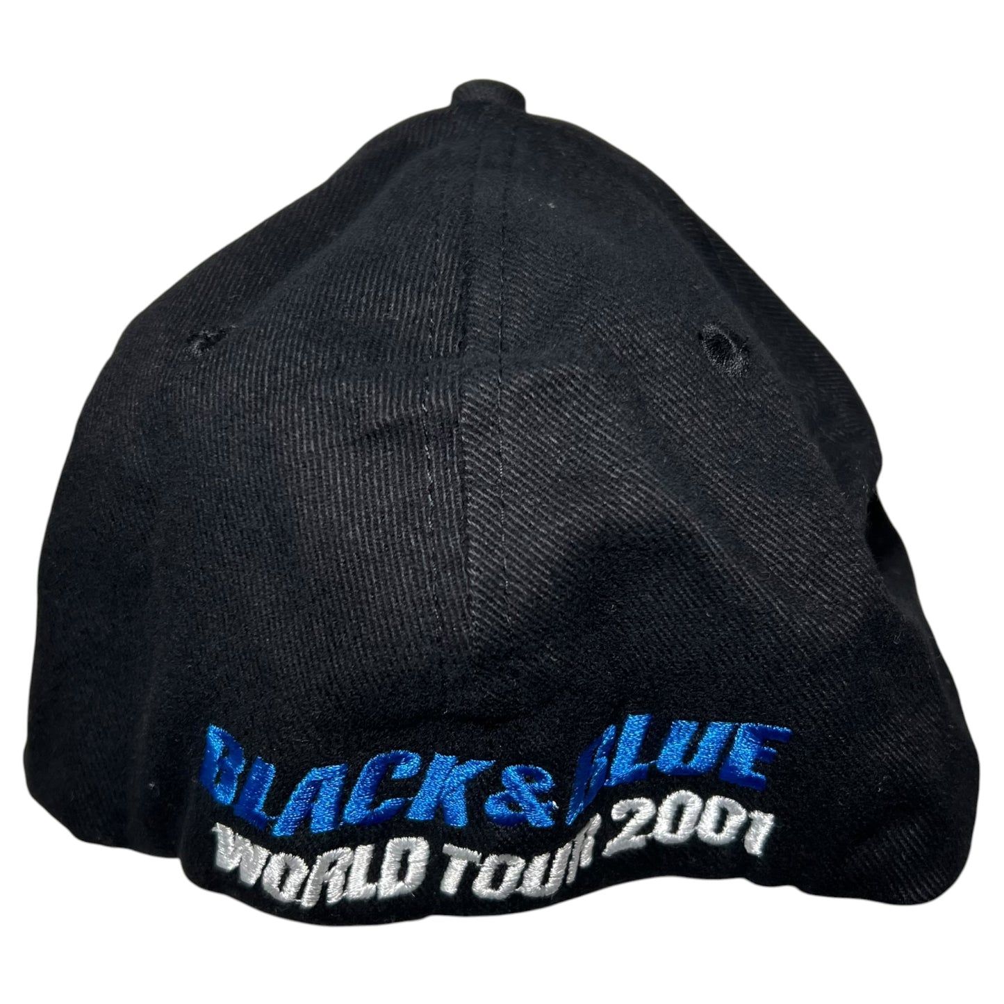 Vintage 2001 Back Street Boys BSB Black & Blue fitted band hat