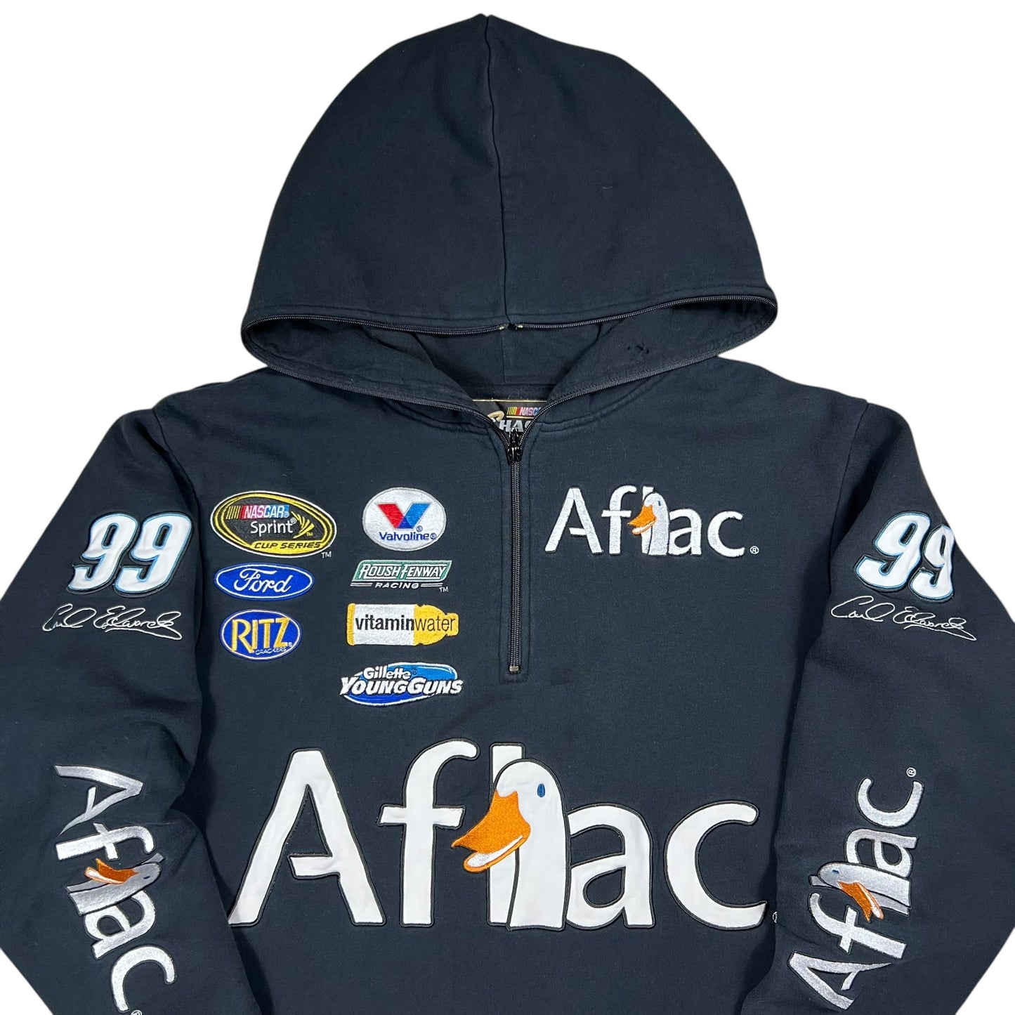 Vintage Y2K NASCAR Aflac Carl Edwards hoodie (M/L)