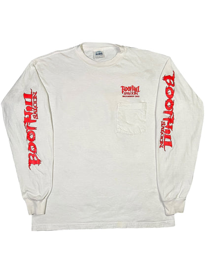 Vintage 2000 Boot Hill Saloon Biketoberfest long sleeve print shirt (XL)