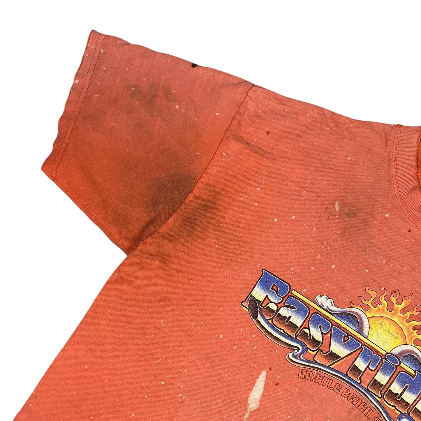 Vintage 2004 Easyriders thrashed & distressed biker tee (L)