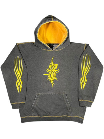 Vintage Y2K Verbal Assault Dragon faded sleeve print hoodie (L)
