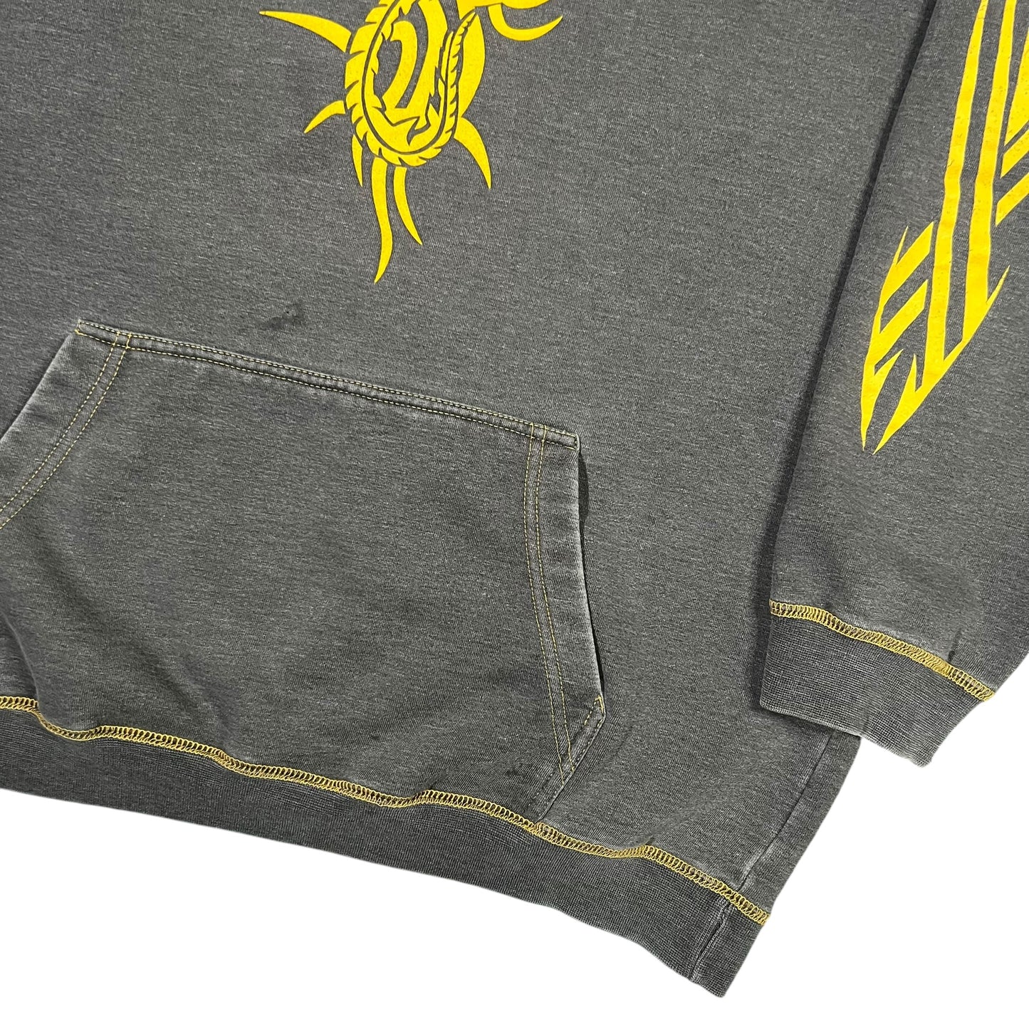 Vintage Y2K Verbal Assault Dragon faded sleeve print hoodie (L)