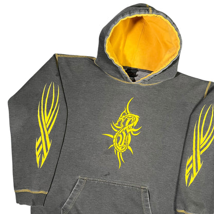 Vintage Y2K Verbal Assault Dragon faded sleeve print hoodie (L)