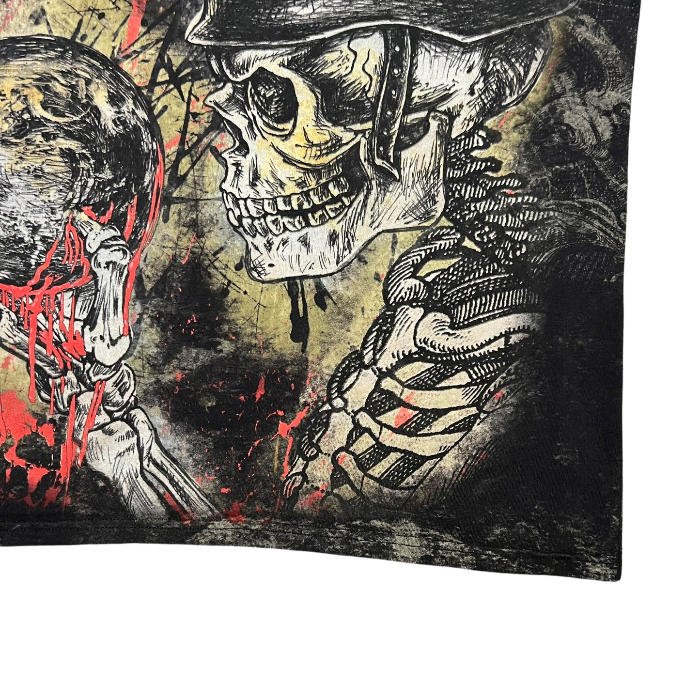 Vintage Y2K Hanes Slayer all over print band tee (L)