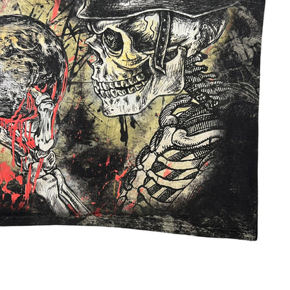 Vintage Y2K Hanes Slayer all over print band tee (L)