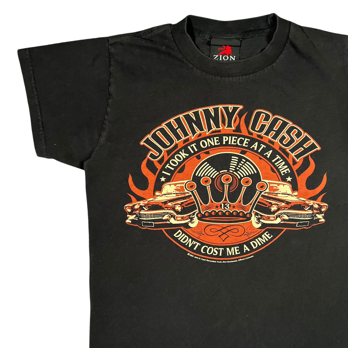 Vintage 2007 Johnny Cash One Piece At A Time tee (S)