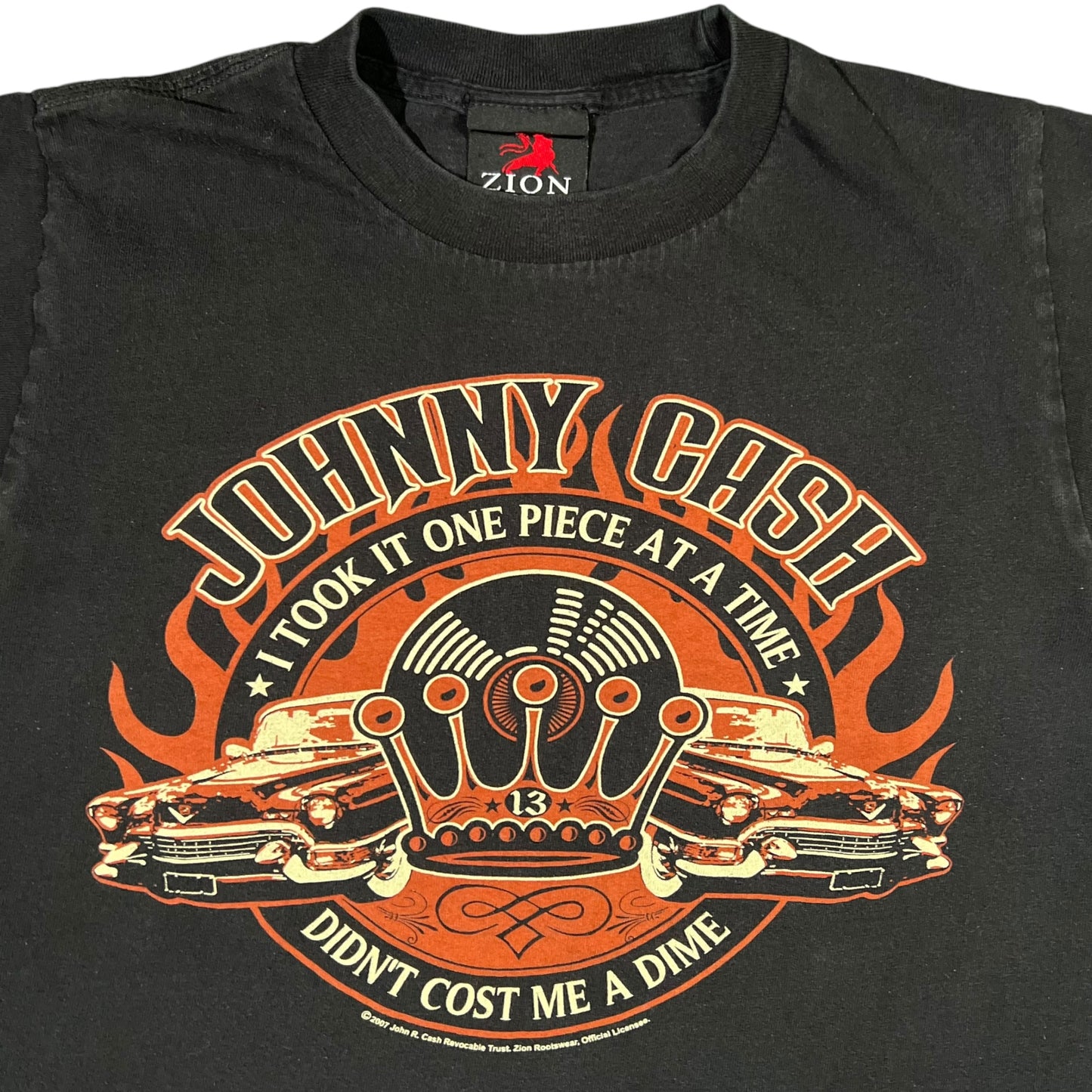 Vintage 2007 Johnny Cash One Piece At A Time tee (S)