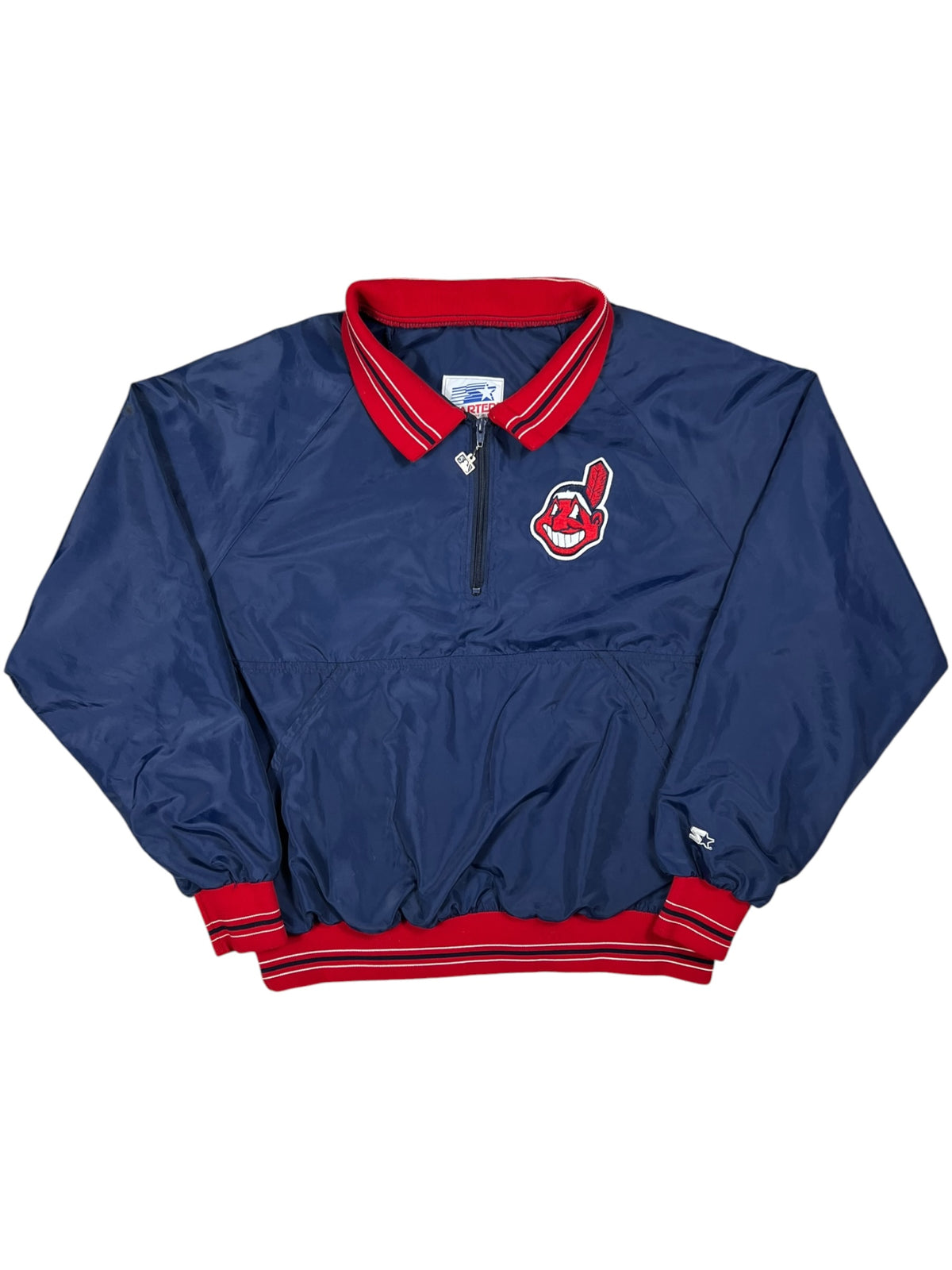 Vintage 90s Starter Cleveland Indians Guardians MLB windbreaker (XL)