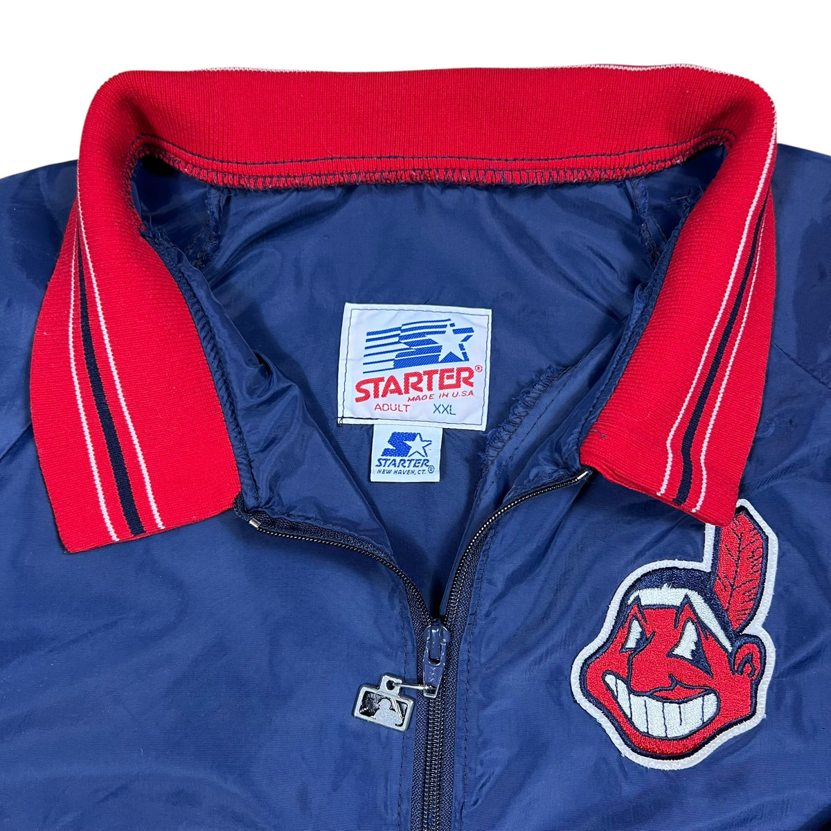 Vintage 90s Starter Cleveland Indians Guardians MLB windbreaker (XL)