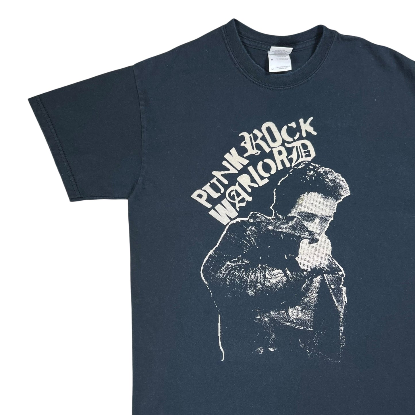 Vintage Y2K Joe Strummer The Clash “Punk Rock Warlord” band tee (M)