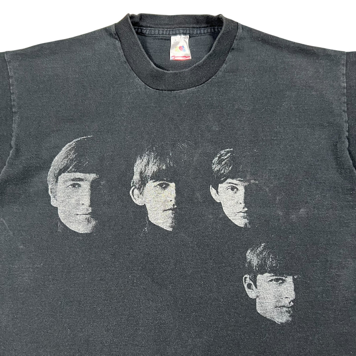 Vintage 1992 Meet The Beatles Faces faded band tee (L)