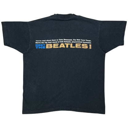 Vintage 1992 Meet The Beatles Faces faded band tee (L)