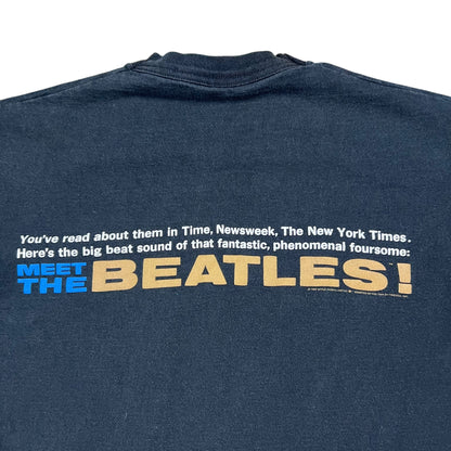 Vintage 1992 Meet The Beatles Faces faded band tee (L)
