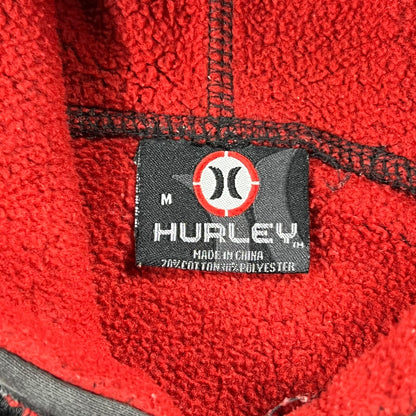 Vintage Y2K Hurley International Freedom of Choice faded surf wear sleeve print hoodie (M/L)