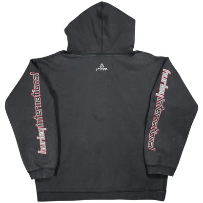 Vintage Y2K Hurley International Freedom of Choice faded surf wear sleeve print hoodie (M/L)