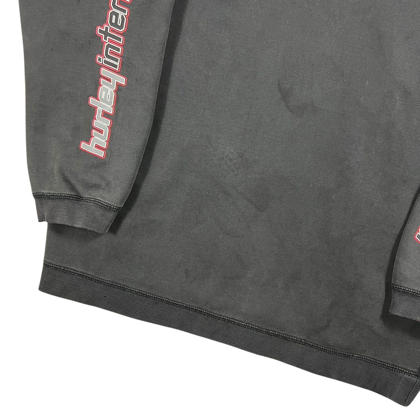 Vintage Y2K Hurley International Freedom of Choice faded surf wear sleeve print hoodie (M/L)