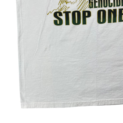 Vintage 2006 Instead Of Mourning A Genocide Stop One Save Darfur tee (M)