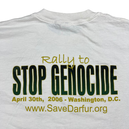 Vintage 2006 Instead Of Mourning A Genocide Stop One Save Darfur tee (M)