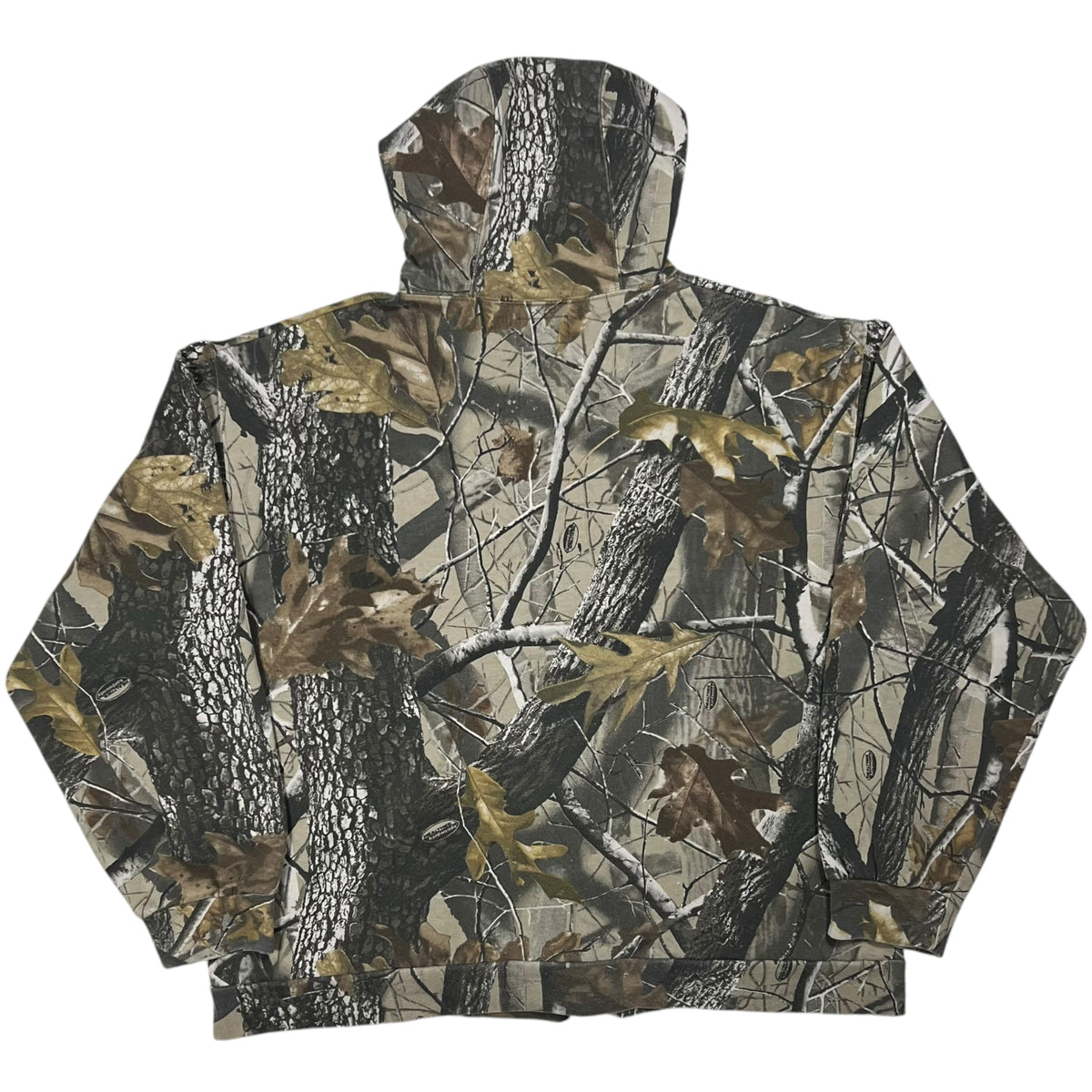 Vintage Y2K Guide Series Real Tree Camo faded zip up hoodie (XL)