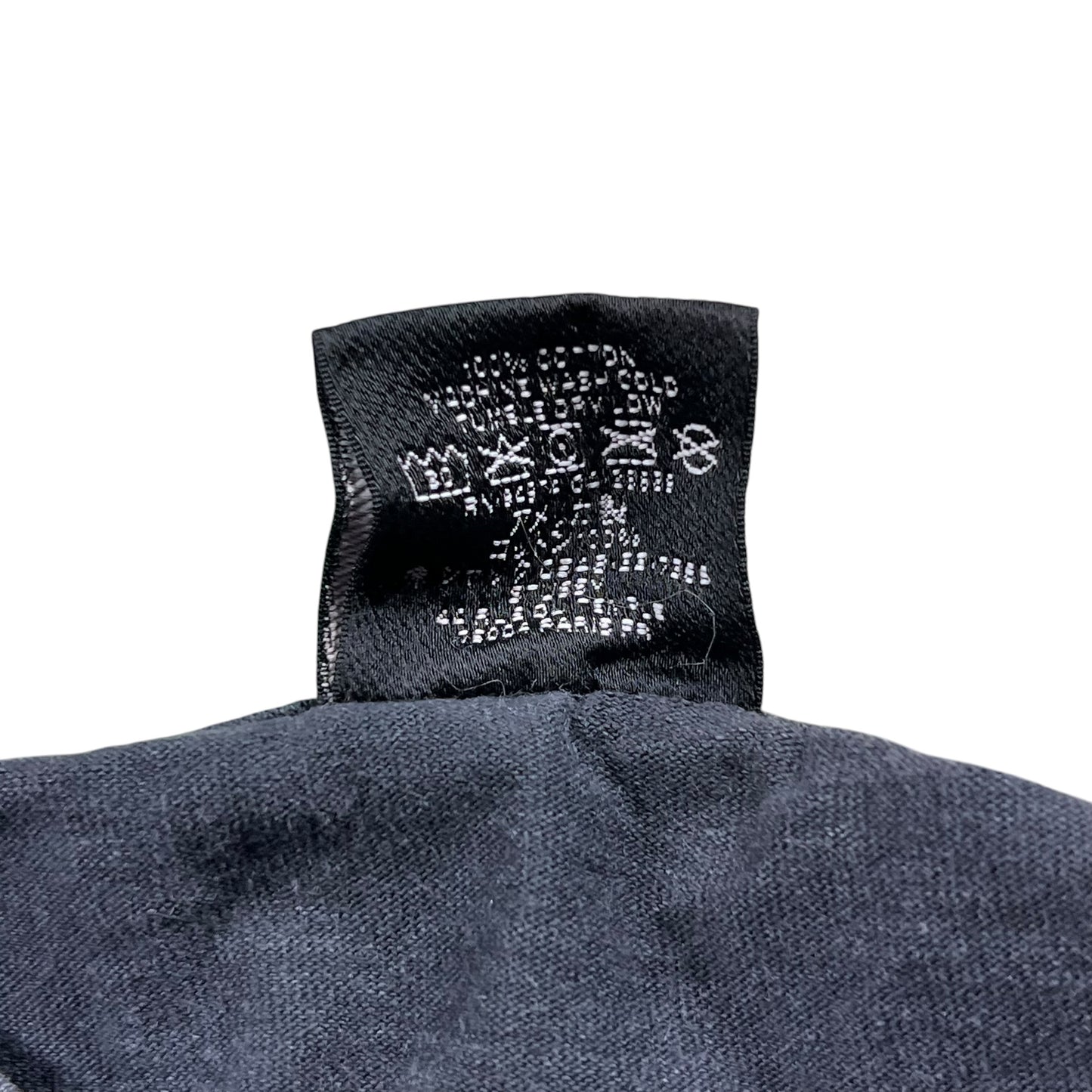 Y2K Stüssy faded black logo tee (S)