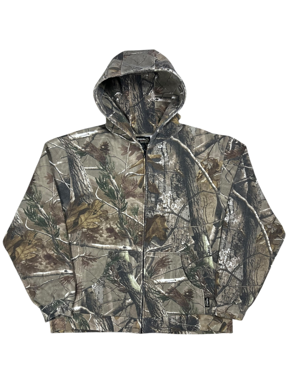 Vintage Y2K Guide Series Real Tree Camo zip up hoodie (XL)