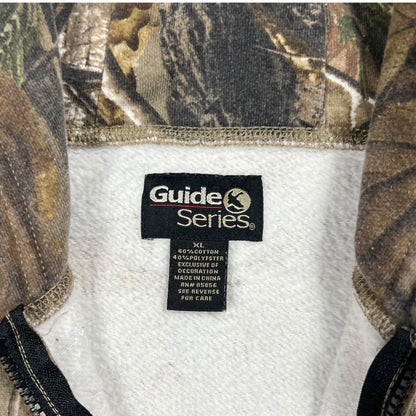 Vintage Y2K Guide Series Real Tree Camo zip up hoodie (XL)