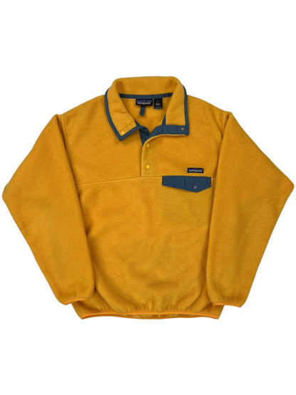 Vintage 90s Patagonia Synchilla Snap T yellow fleece (M)