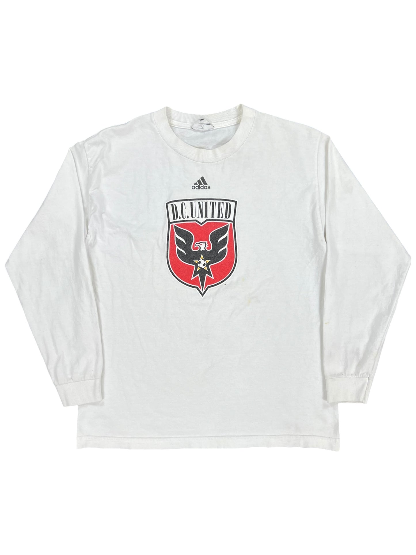 Vintage Y2K Adidas D.C. United soccer long sleeve shirt (M)