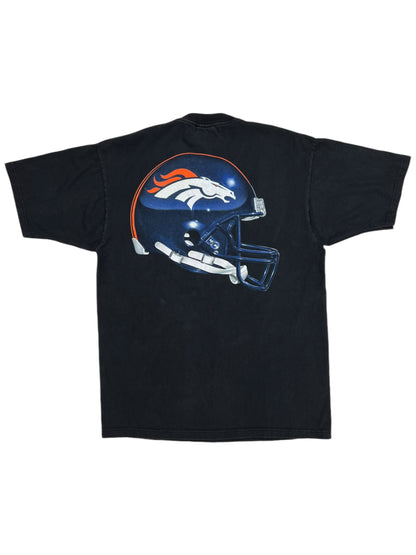 Vintage Y2K Reebok Denver Broncos helmet tee (L)