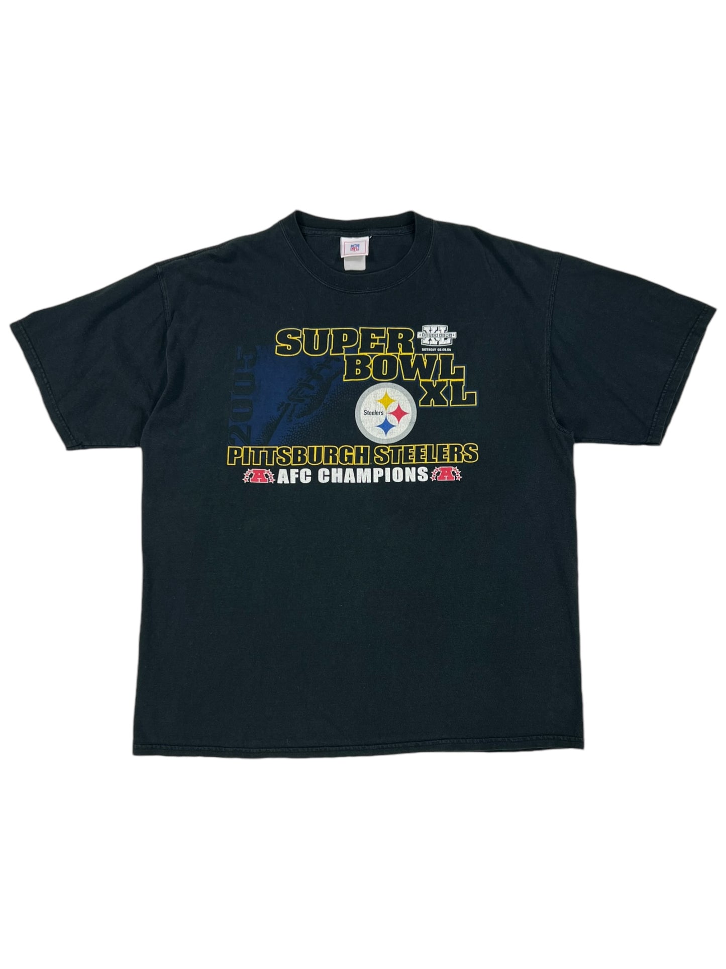 Vintage 2006 Pittsburgh Steelers Super Bowl XL champs tee (XL)