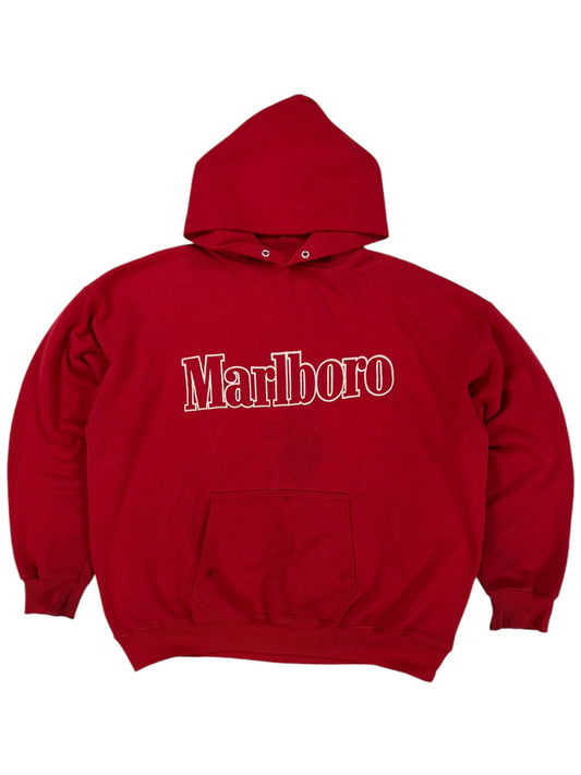 Vintage 90s Marlboro cigarettes faded hoodie (XL)