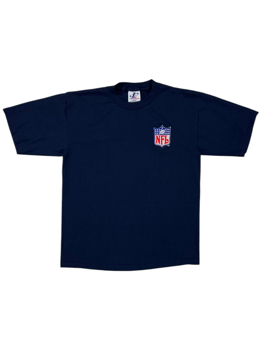 Vintage 90s Logo Athletic NFL shield logo tee (L)