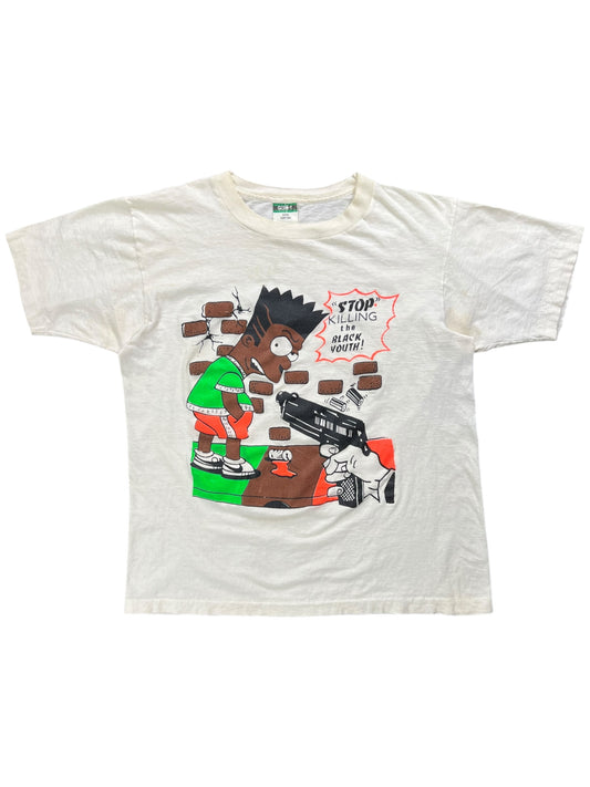 Vintage 90s Black Bart “Stop Killing the Black Youth” tee (M)