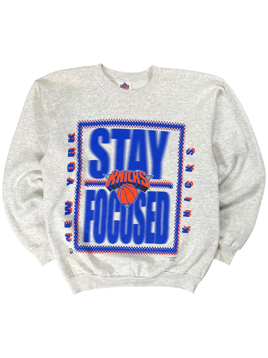 Vintage 90s New York Knicks Stay Focused crewneck (L)