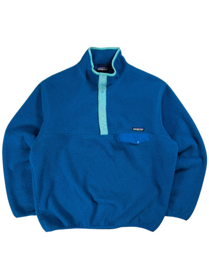 Vintage 1991 Patagonia Synchilla Snap T blue fleece (L)