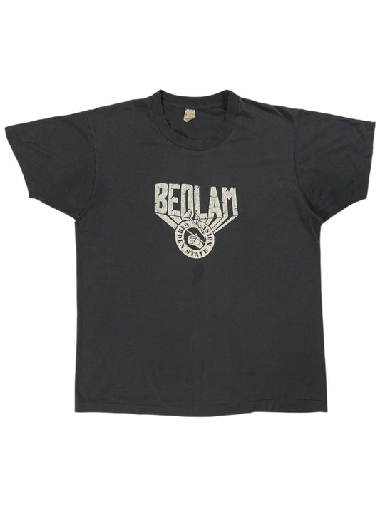 Vintage 80s Bedlam Garden State Noise Punk Hardcore NJHC band tee (L)