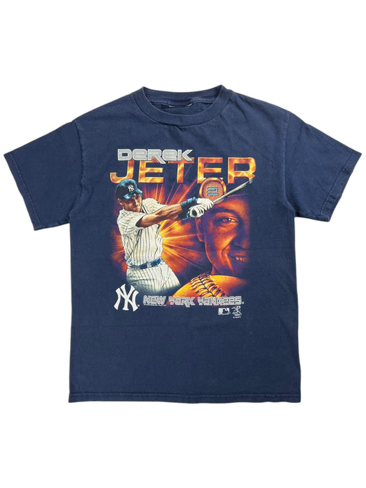 Vintage Y2K CSA New York Yankees Derek Jeter coin tee (S)