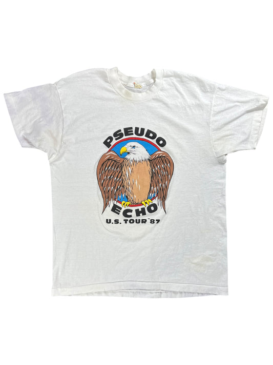 Vintage 1987 Pseudo Echo U.S. tour band tee (M)