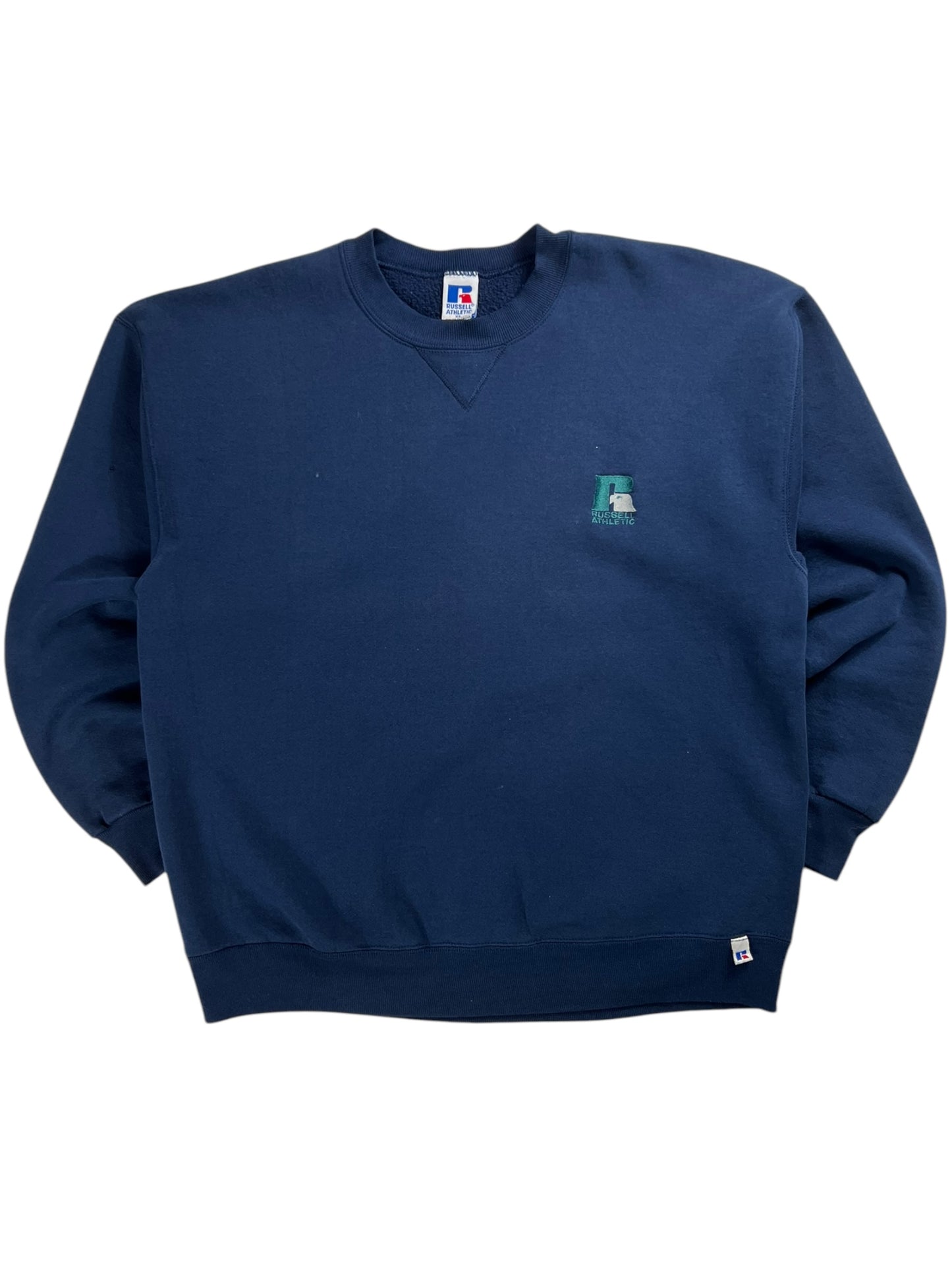 Vintage 90s Russell Athletic logo crewneck (XL)