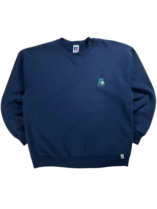 Vintage 90s Russell Athletic logo crewneck (XL)