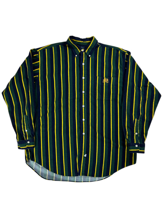 Vintage 80s Polo Ralph Lauren striped button up shirt (XL)