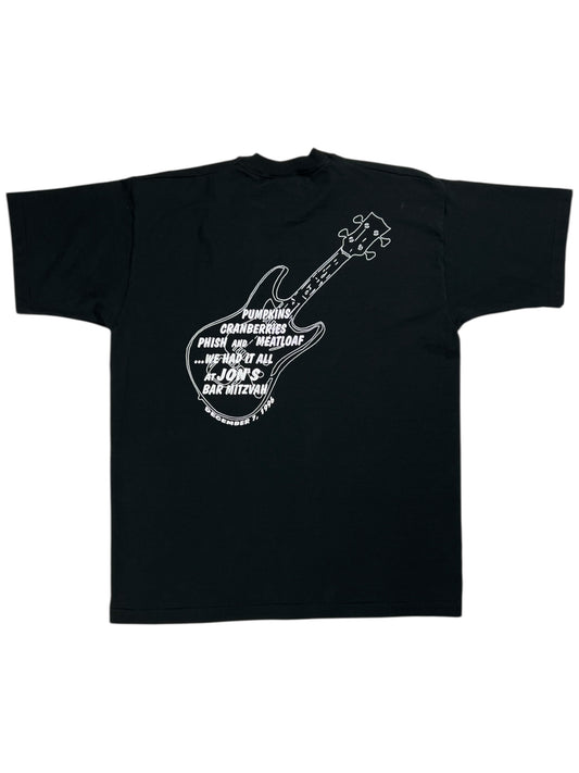 Vintage 90s Smashing Pumpkins The Cranberries Phish & Meatloaf band Bar Mitzvah tee (XL)