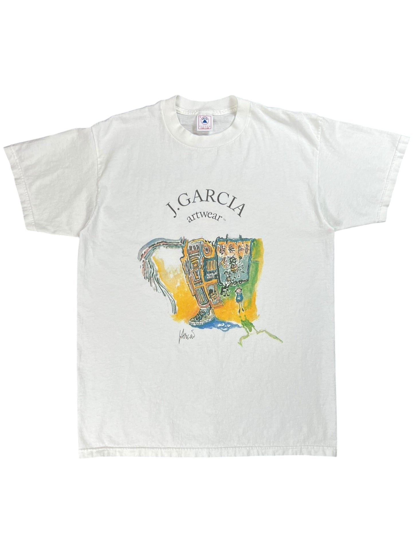 Vintage 1995 Jerry Garcia art wear Grateful Dead art tee (L)