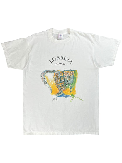 Vintage 1995 Jerry Garcia art wear Grateful Dead art tee (L)