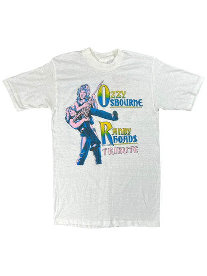 Vintage 1982 Ozzy Osbourne Randy Rhoads memorial tee (M)